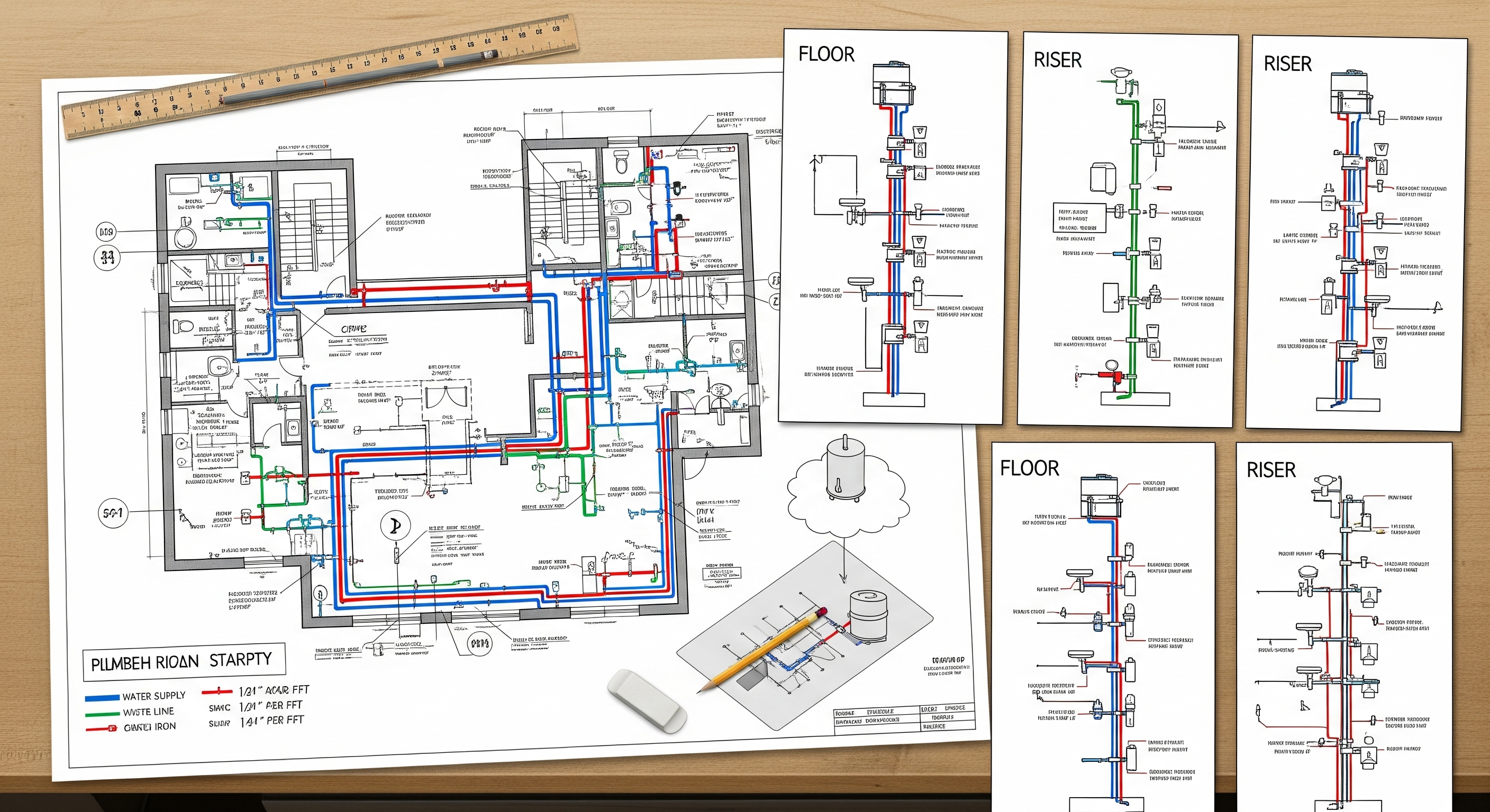 Plumbing Drawings & Riser Diagrams