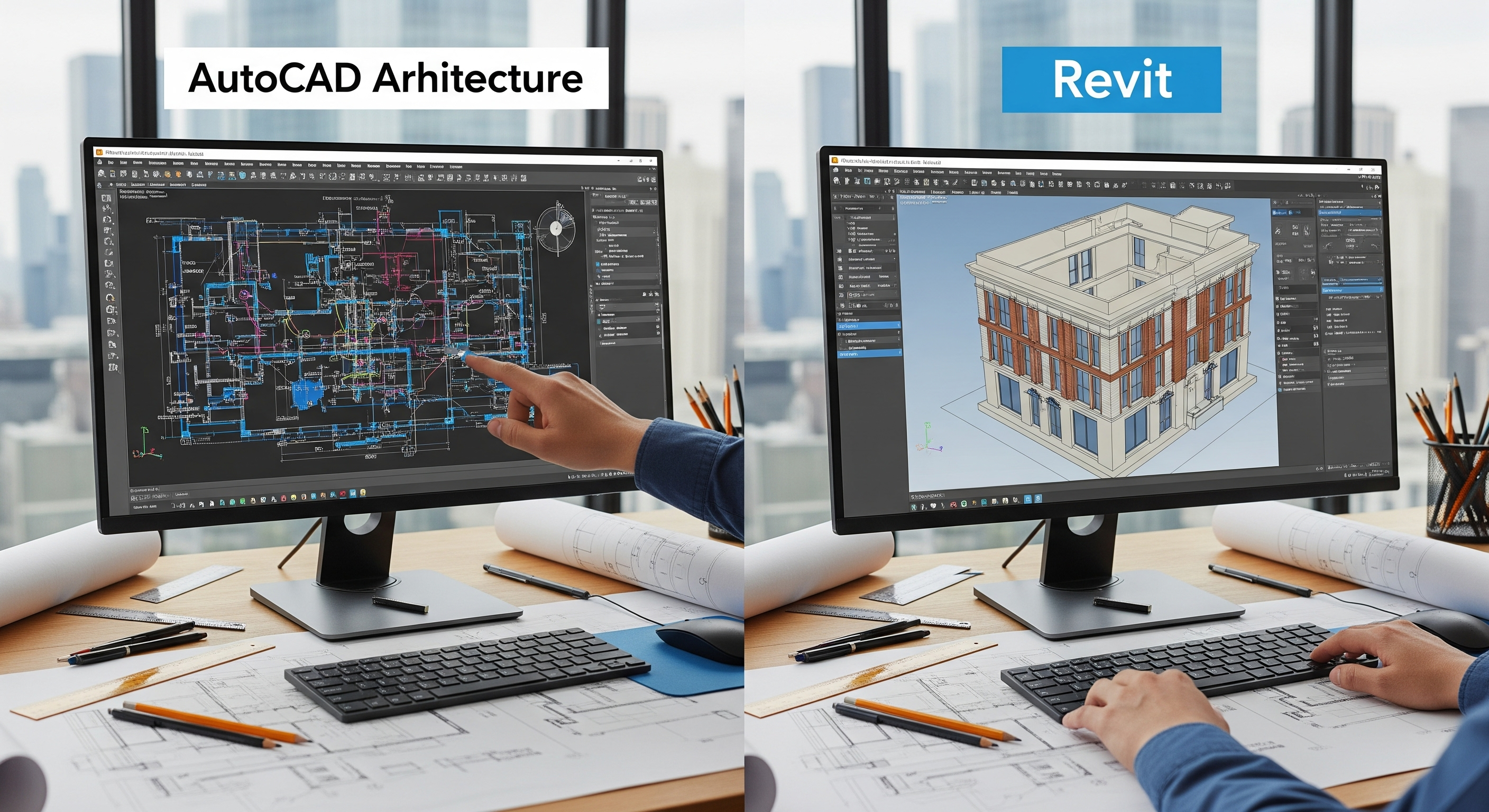 Version Wars AutoCAD Architecture vs Revit for Architects