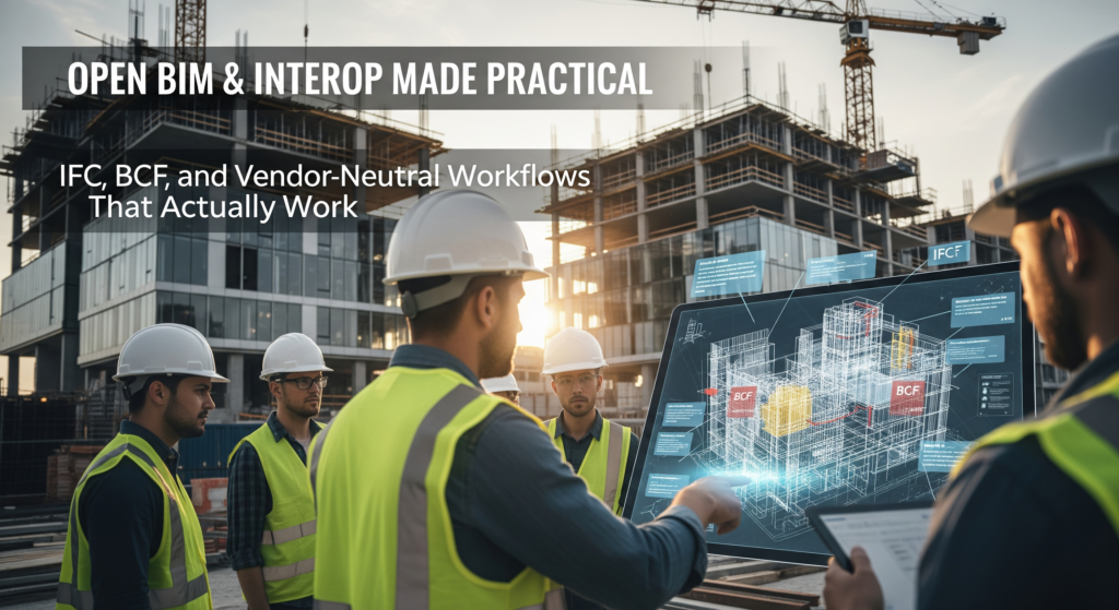 OpenBIM & Interop Made Practical: IFC, BCF, and Vendor-Neutral Workflows That Actually Work