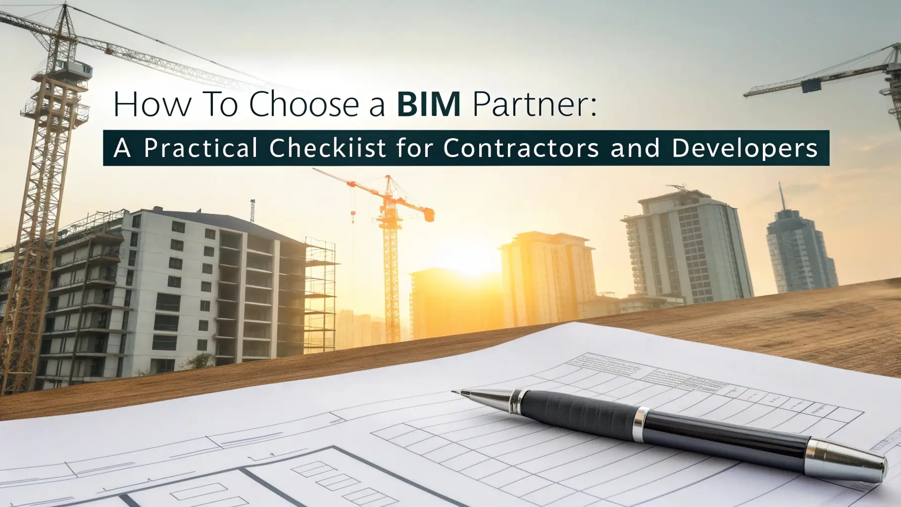 How to Choose a BIM Partner: A Practical Checklist for Contractors and Developers