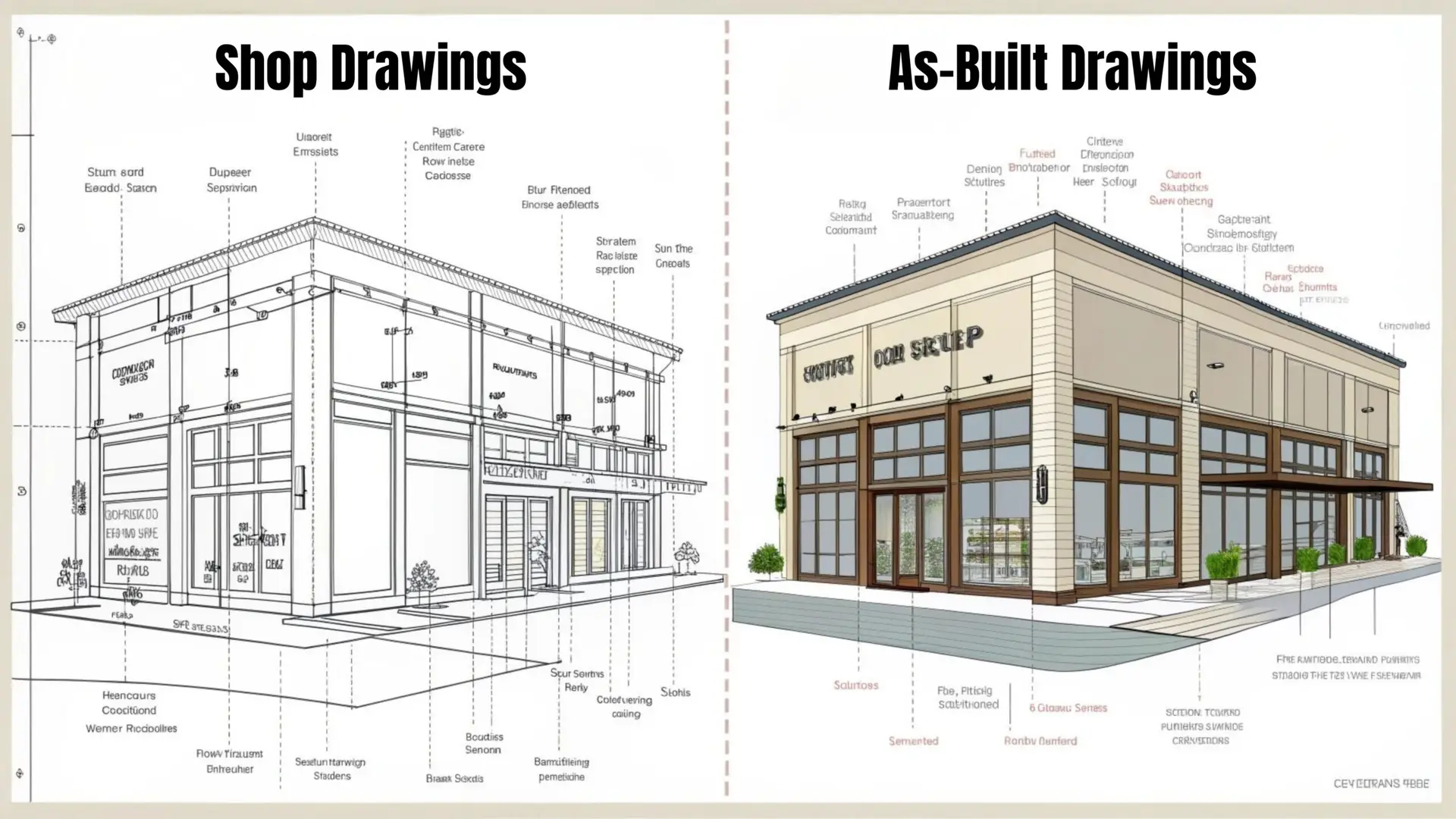 Shop Drawings vs As-Built Drawings: Key Differences Every Construction Team Should Know
